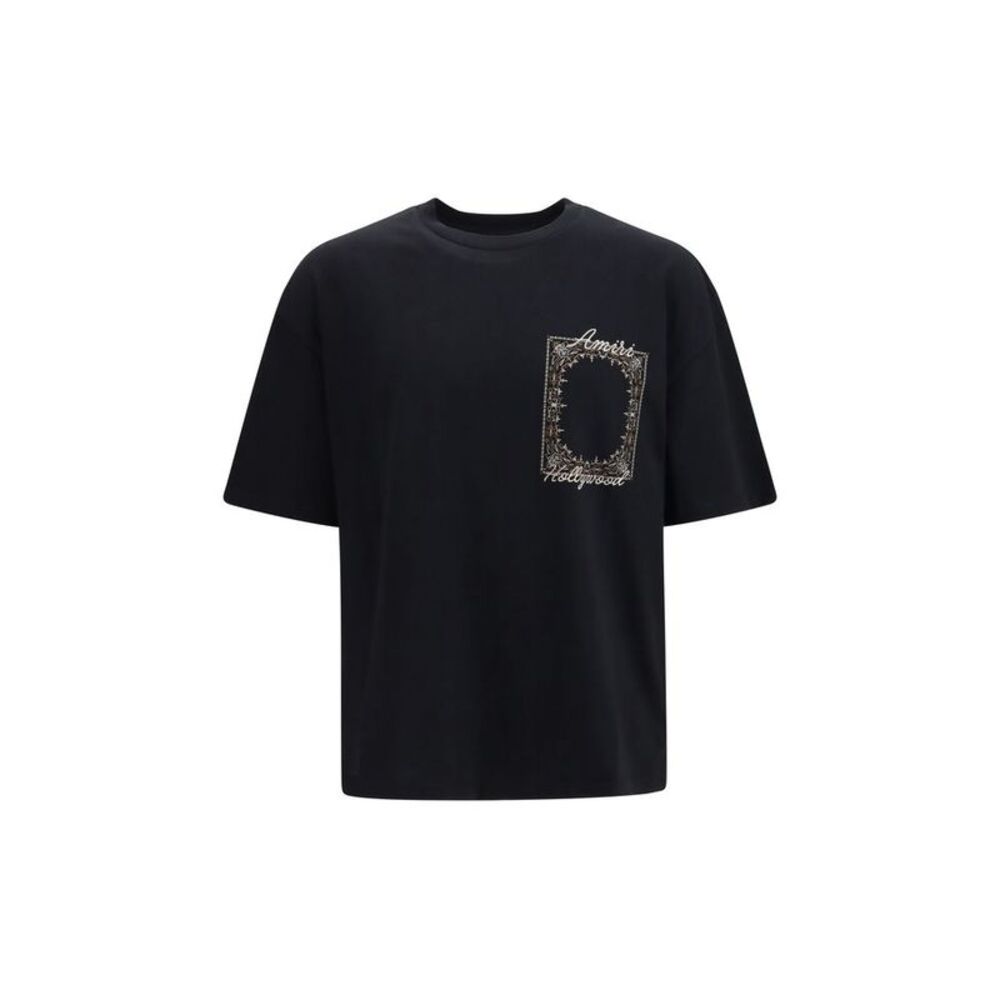 Amiri Black Cotton Men's T-Shirt